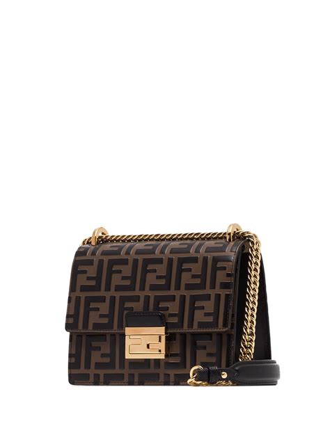 fendi small kan u ff pattern shoulder bag|farfetch fendi bag.